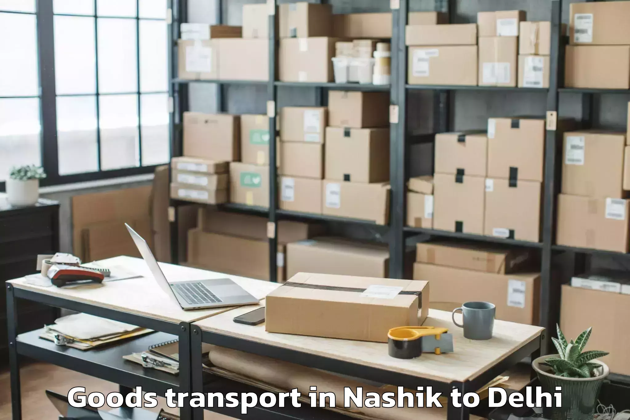 Quality Nashik to Delhi Technological University Goods Transport